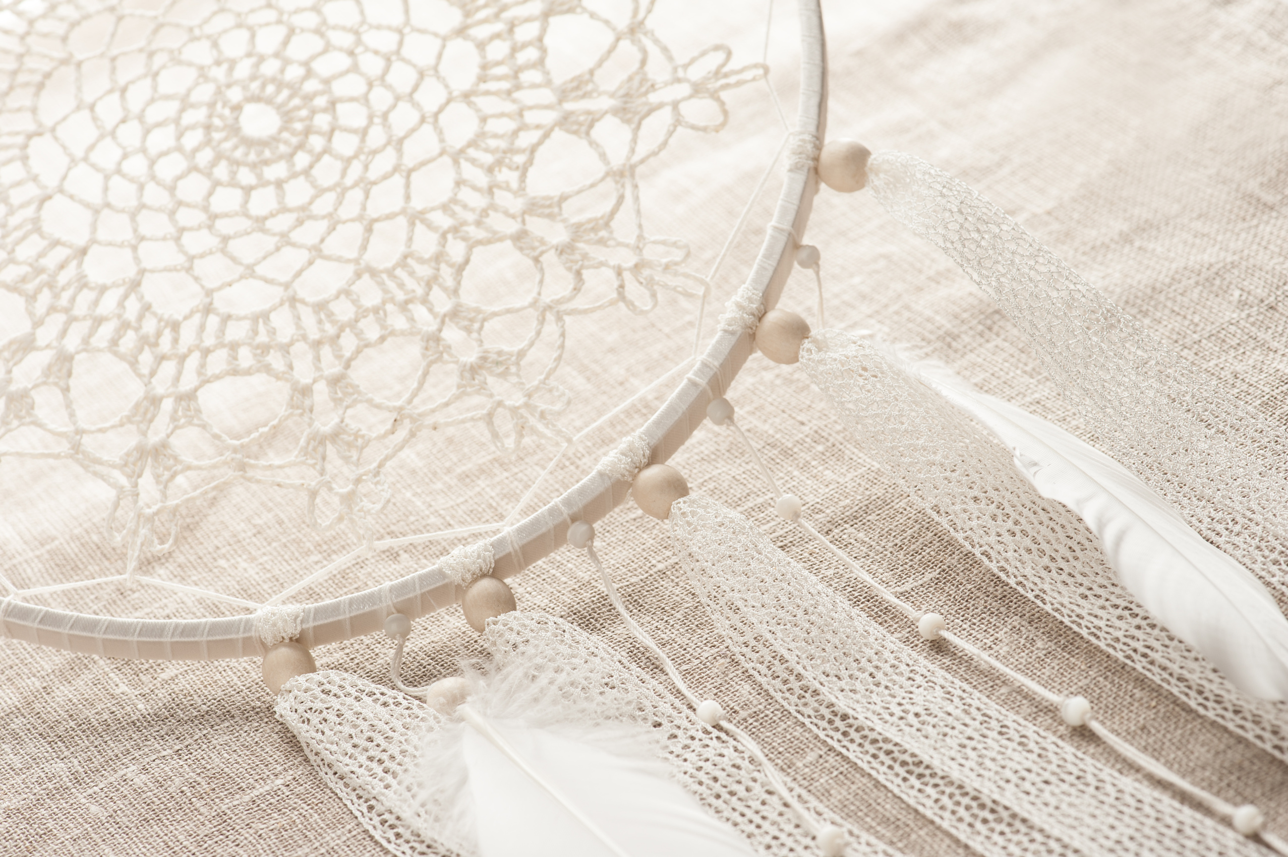 Closeup of Handmade Dream Cathcer